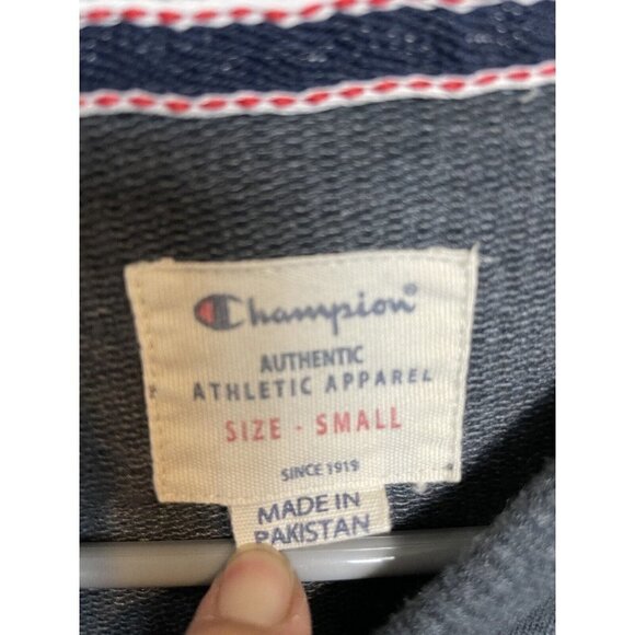 Champion Men's Textured French Terry Crewneck Long Sleeve Sweatshirt sz S, EUC - Picture 3 of 7